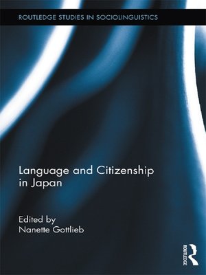 cover image of Language and Citizenship in Japan